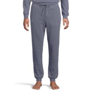 NWT Barefoot Dreams Men's Blue Gray Jogger Pants